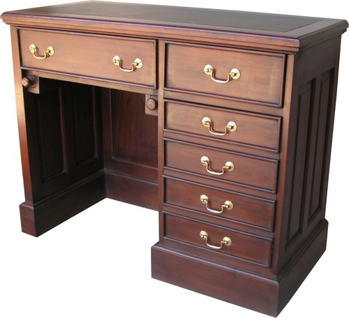 Kneehole computer desk solid - computer,