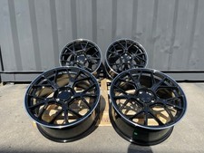 4 x 18 Inch 5x112 Black Alloy Wheels: Fits For Mercedes A B C E CLA CLASS