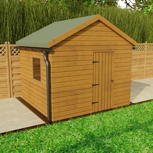 Galeco steel gutter small shed - galeco,