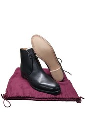 British Army Leather George Boots Shoes Parade Officers Black Cadet Uniform