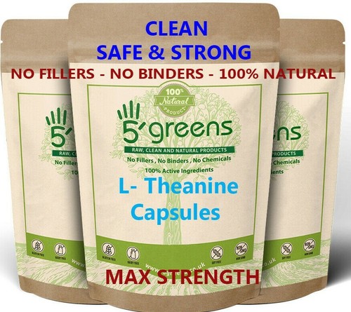 Theanine 500mg veg capsules - 500mg,