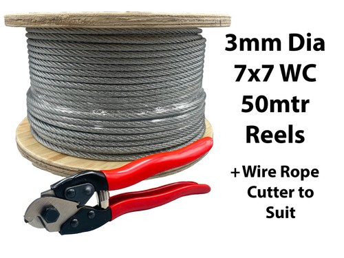 Galvanised steel wire rope - galvanised,