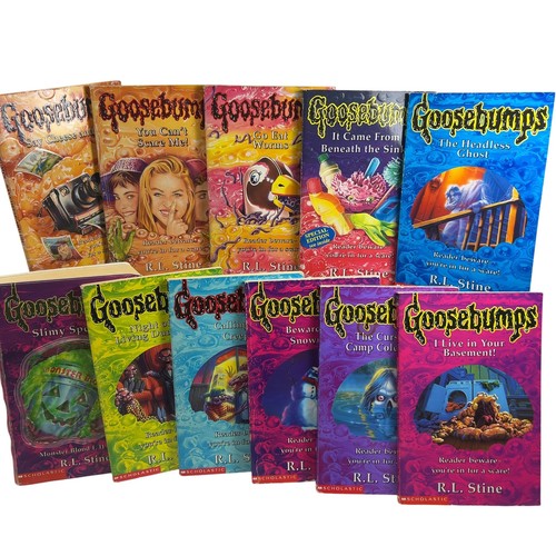 Stine goosebumps book - r.l.,
