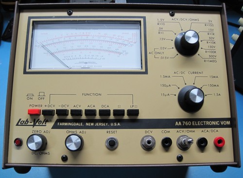Lab volt aa760 electronic vom - electronic,