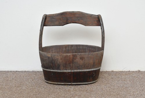 Old vintage wooden rice - wooden,