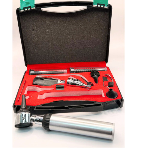 Pcs ent otoscope kit fiber - pcs,
