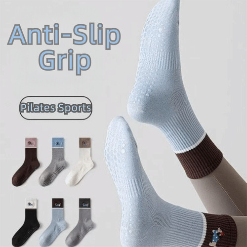 Silicone grips pilates - silicone, socks