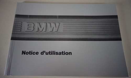Notice D'utilisation BMW