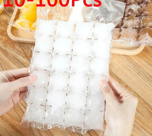 Ice cube freezer - ice, bags