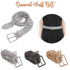 Rhinestone Waist Belt Sparkly