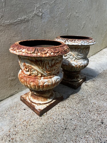 Pair antique cast iron - antique,