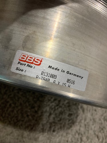 Genuine bbs motorsport ta40 - bbs, r-ta40