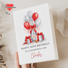 50th Birthday Card Mens