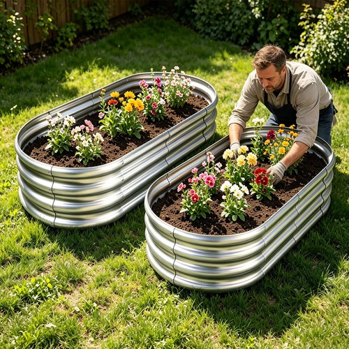 2packs galvanized raised - galvanized,