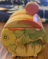 Clarice Cliff Preserve Pot -