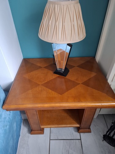 Pair side lamp tables - pair, with