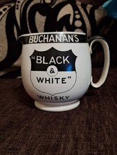 Black & White Whisky Water Jug