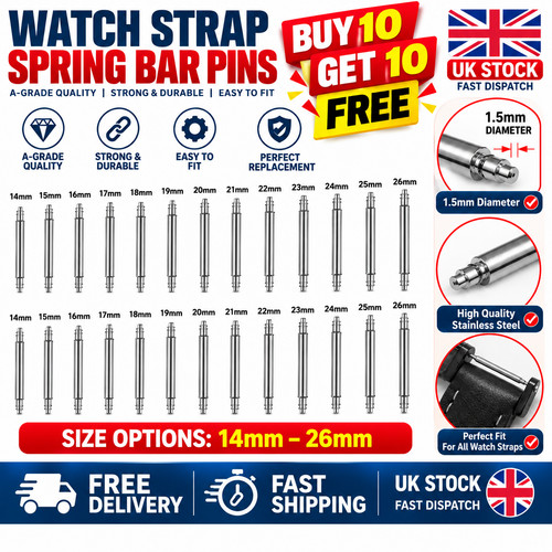 10x grade watch strap spring - 10x,