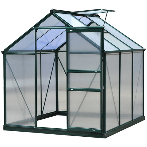 Outsunny 6x6ft walk - 6x6ft, walk-in