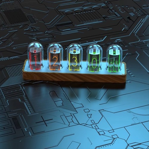 Nixie tube digital clock led - tube,