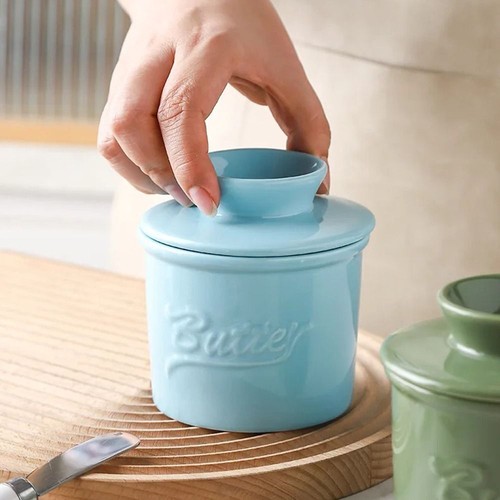 Ceramic butter dishes - butter,