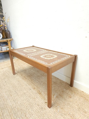 Retro coffee table tile top - retro,