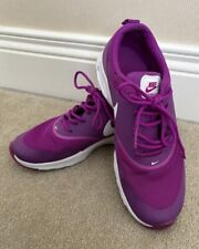 Ladies Nike Air Max Thea Vivid Purple White Running Trainers UK 4 EU 37.5 VGC