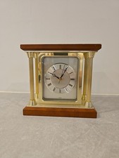  BRASS WOOD COLUMN MANTEL