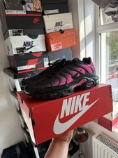 Size UK 9 | Nike TN Air Max Plus Black Hyper Pink | New & 100% Authentic ✅