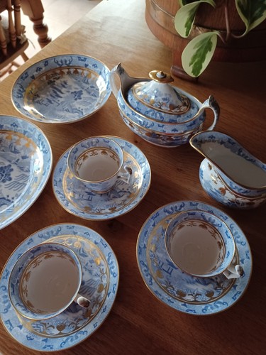 Spode broseley part tea set - spode,