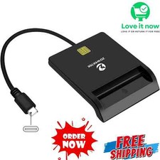 Multi-Lingual Type C ID Card Reader–Smart Card, Tacho & Digi Card,Windows & Mac