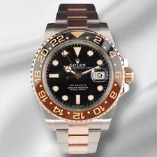 Rolex GMT-Master II RootBeer 40mm 18k Rose Gold/Steel Oyster Mens Watch 126711