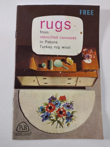Rugs from stencilled canvases - from,