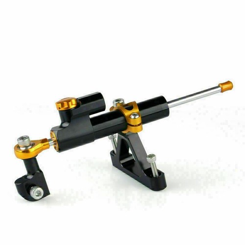 Steering damper with bracket - with,