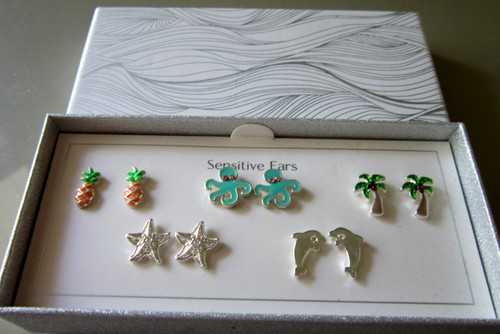 Bay studio stud - back, earrings