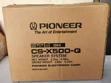 PIONEER CS-X500-Q 8 ohms 30 watt Pair Of Bookshelf Or Wall Mountable Speakers