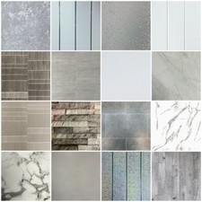 Grey bathroom cladding - bathroom, 8mm