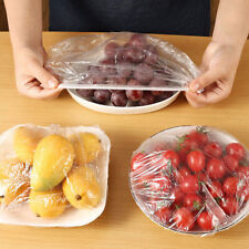 200x Disposable Food Storage Covers Bags Bowls Elastic Plate Fresh Keeping Bags