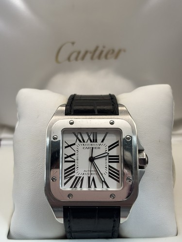 Cartier santos off white - santos, men's