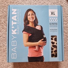 Baby K'Tan Leopard size XL Print Baby Carrier Sling BNIB
