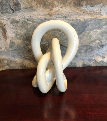 Soapstone double love knot - soapstone,