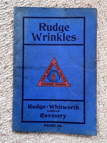 Rudge wrinkles 1928 - -, take