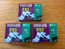 3x Maxell DDS DAT 90m 2gb