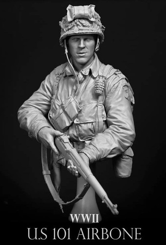 Soldier bust unassembled - 1/10,