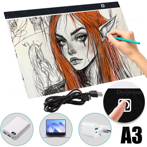 Led drawing copy - a3, board