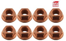 8x Febi Exhaust Manifold Nuts For VW Lupo 1.6 GTI