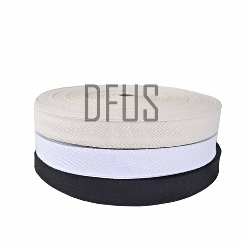Herringbone cotton tape twill - herringbone,