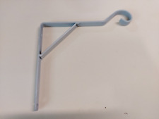 2x Up Angle Hanging Basket / Feeder / Lantern Brackets 7". NEW in a GREY Coat.