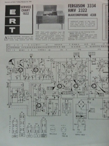 Ferguson all transistor - ferguson,