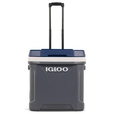 IGLOO COOL BOX LATITUDE 62 ROLLER WHEELED ICE BOX CAMPING FESTIVAL COOLER FOOD